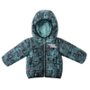 Baby Boys Winter Jacket Hooded Car Printed Quilted Puffer Infate Coat Outerwear 