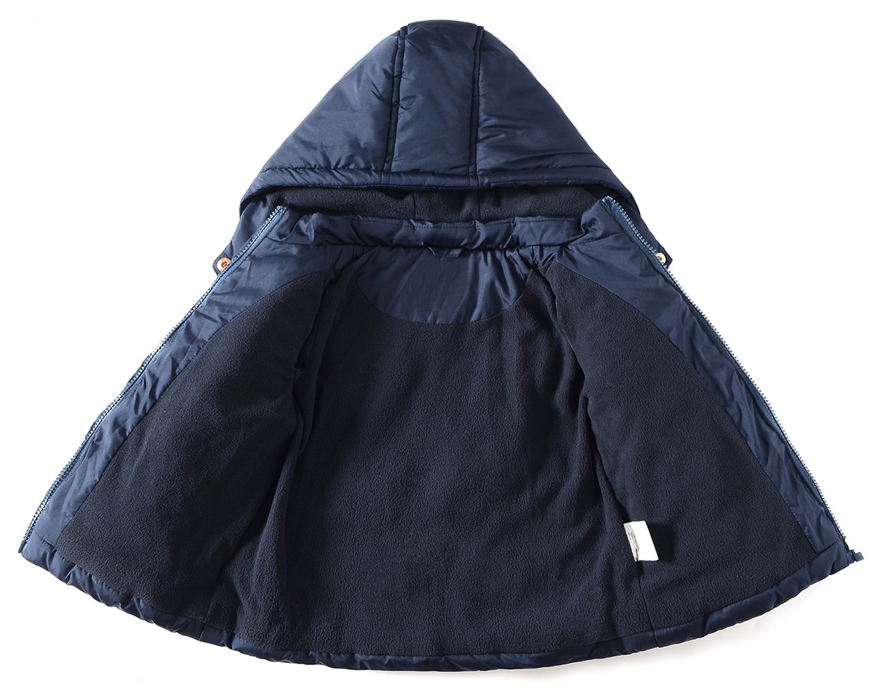 Little Girls Winter Puffer Jacket Warm Fleece Lined Hood Coat